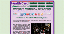 Desktop Screenshot of healthcards.com