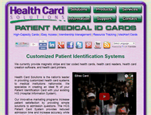 Tablet Screenshot of healthcards.com